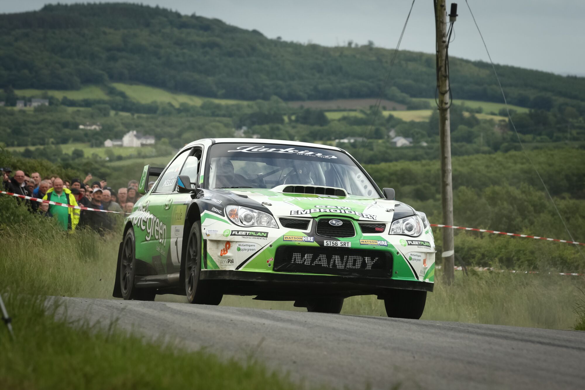 Manus Kelly, Donegal Rally 2018, Subaru Impreza S12B WRC 2007