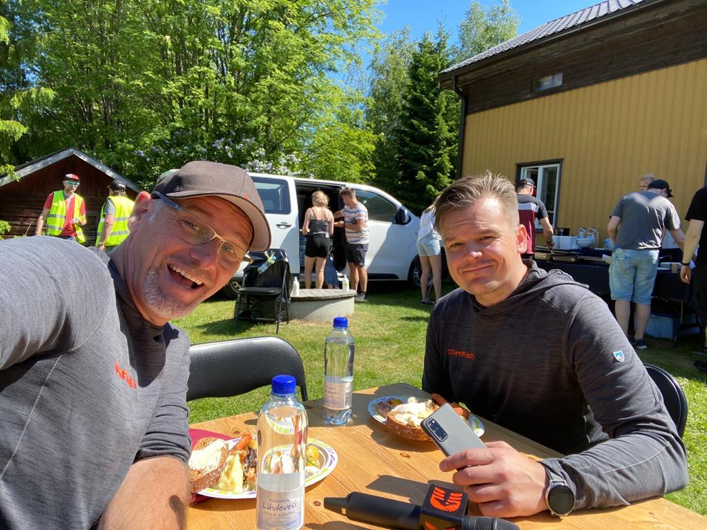 Colin Clark and Heikki Barsk, Toyota WRC testing in Finland, 15 June 2020
