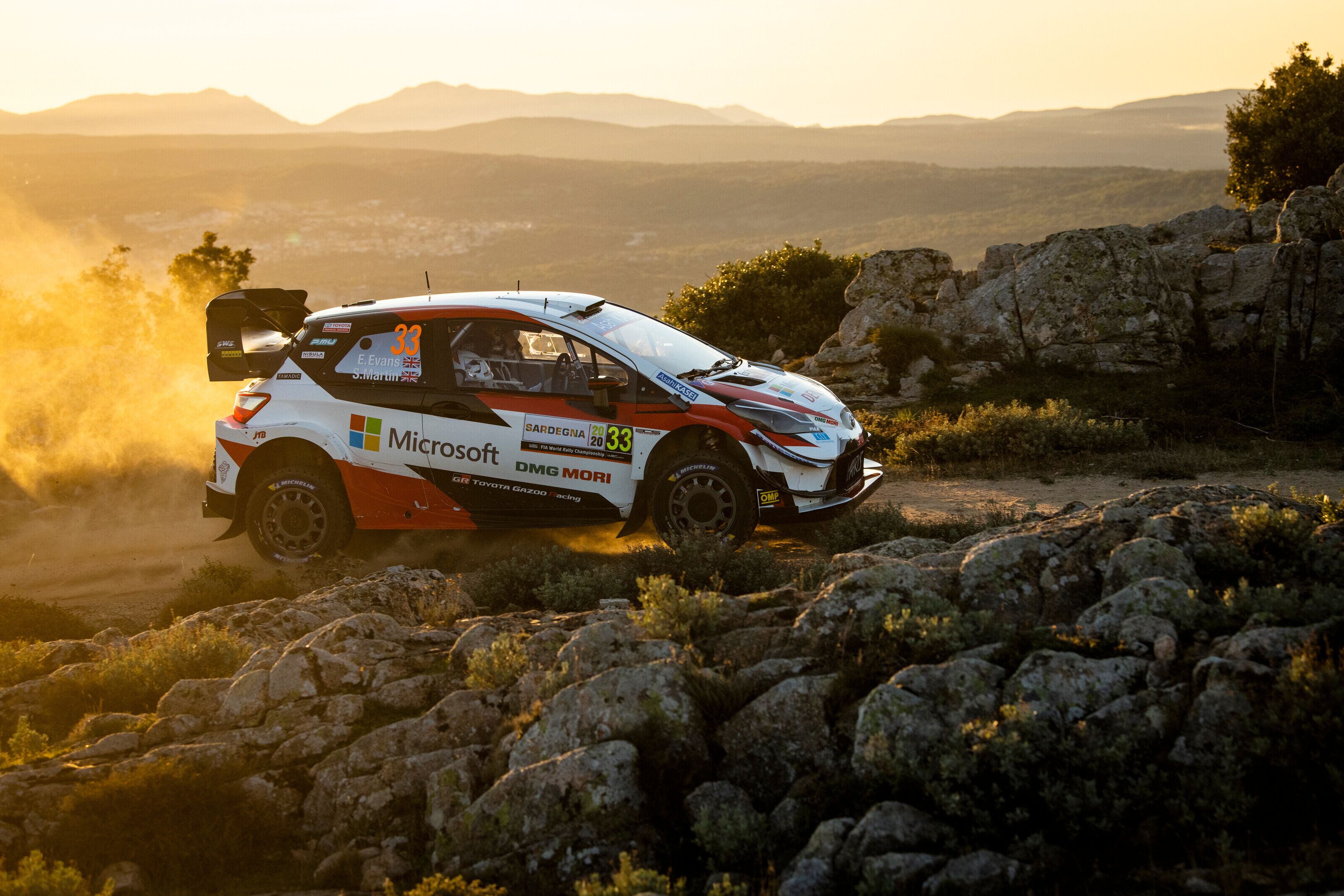 Elfyn Evans and Scott Martin