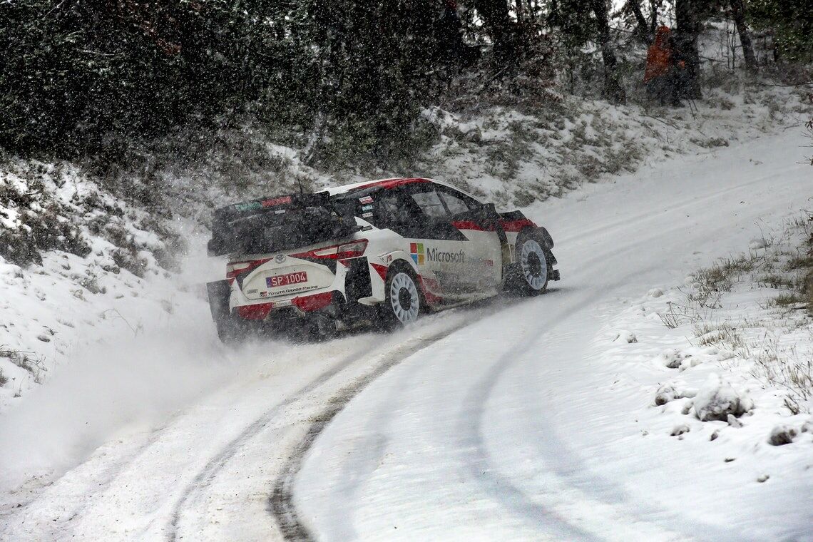 Sebastien Ogier Toyota Pirelli testing December 2020