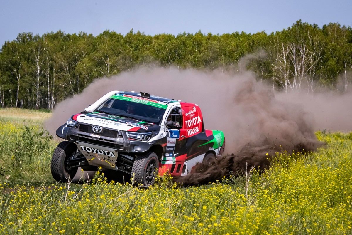 Yazeed Al-Rajhi in action on SS2.