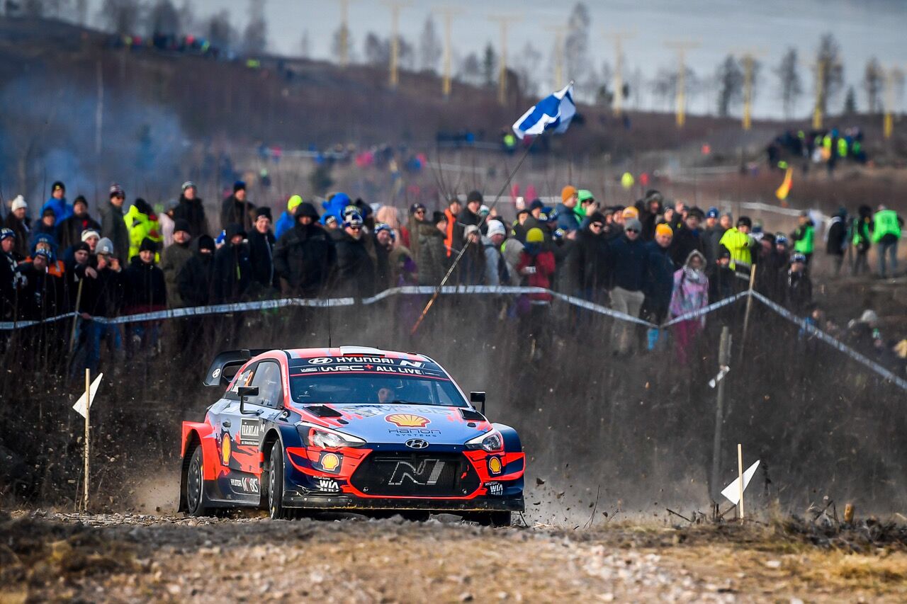 Ott Tänak Hyundai WRC Rally Sweden 2020