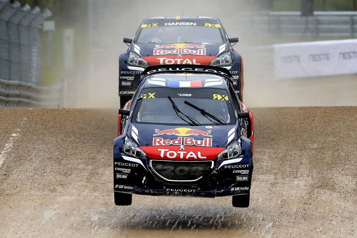 Sebastien Loeb and Timmy Hansen