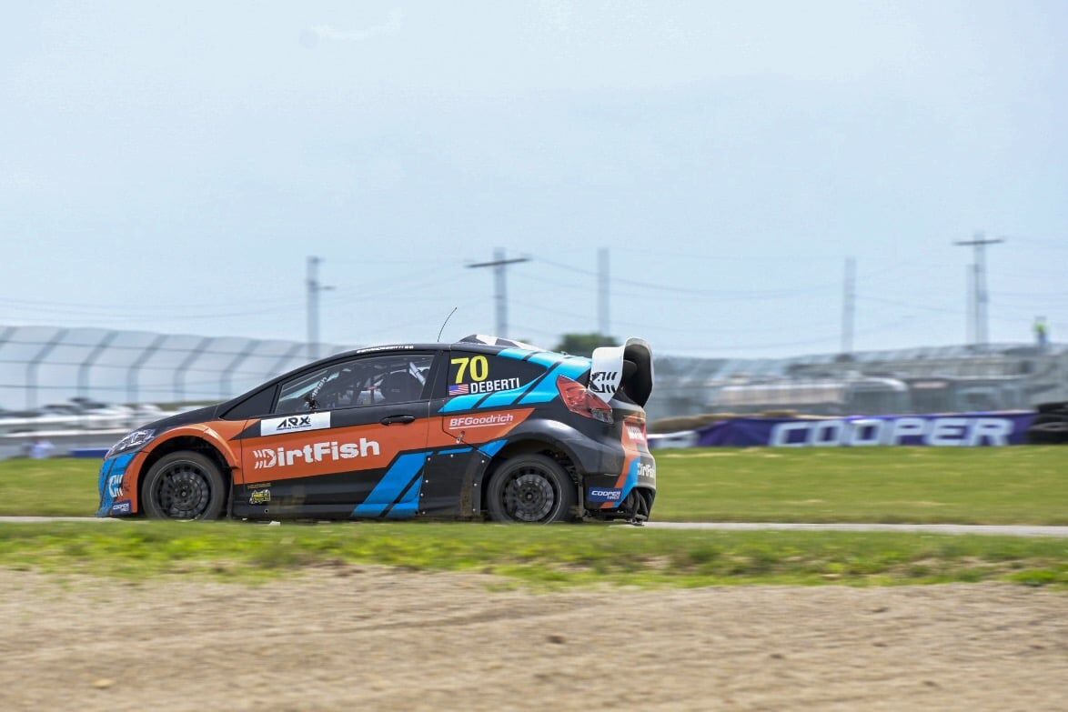 Brad Deberti rallycross Mid Ohio