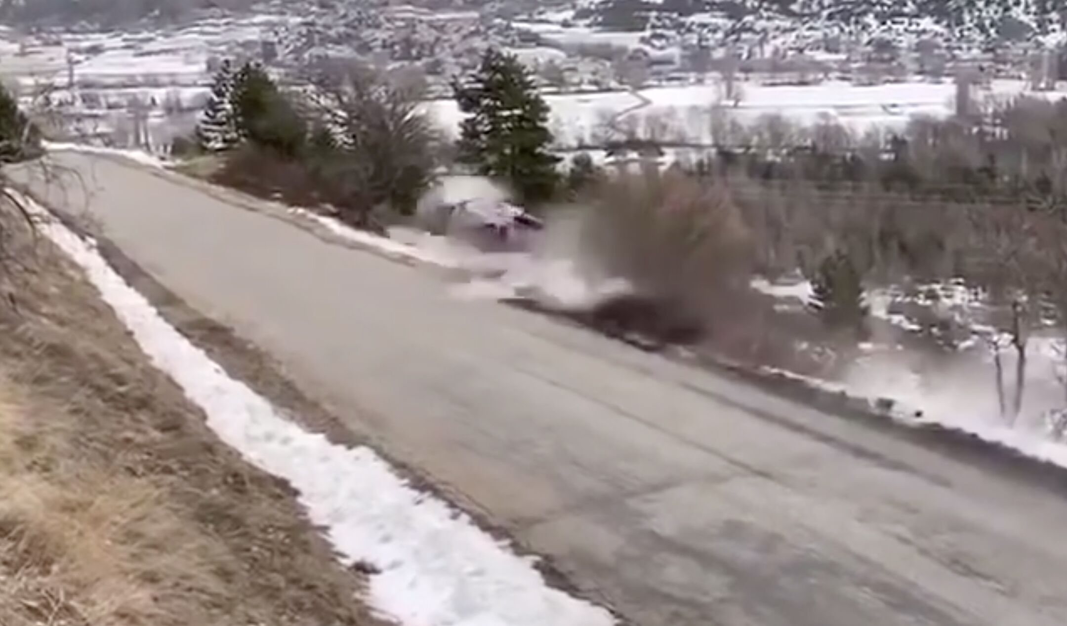 Ott Tanak crash