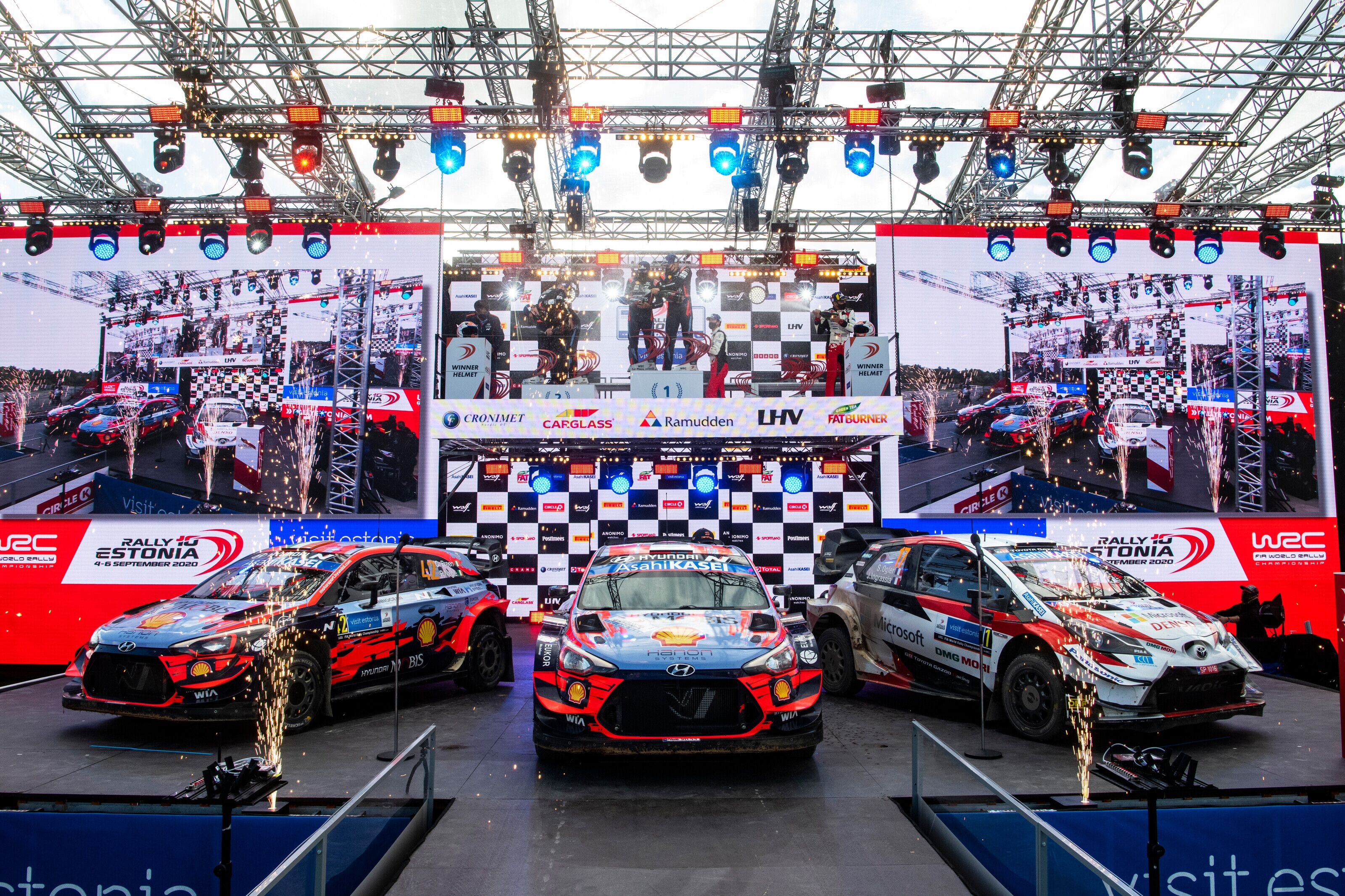 Ott Tanak, Sebastien Ogier, Craig Breen