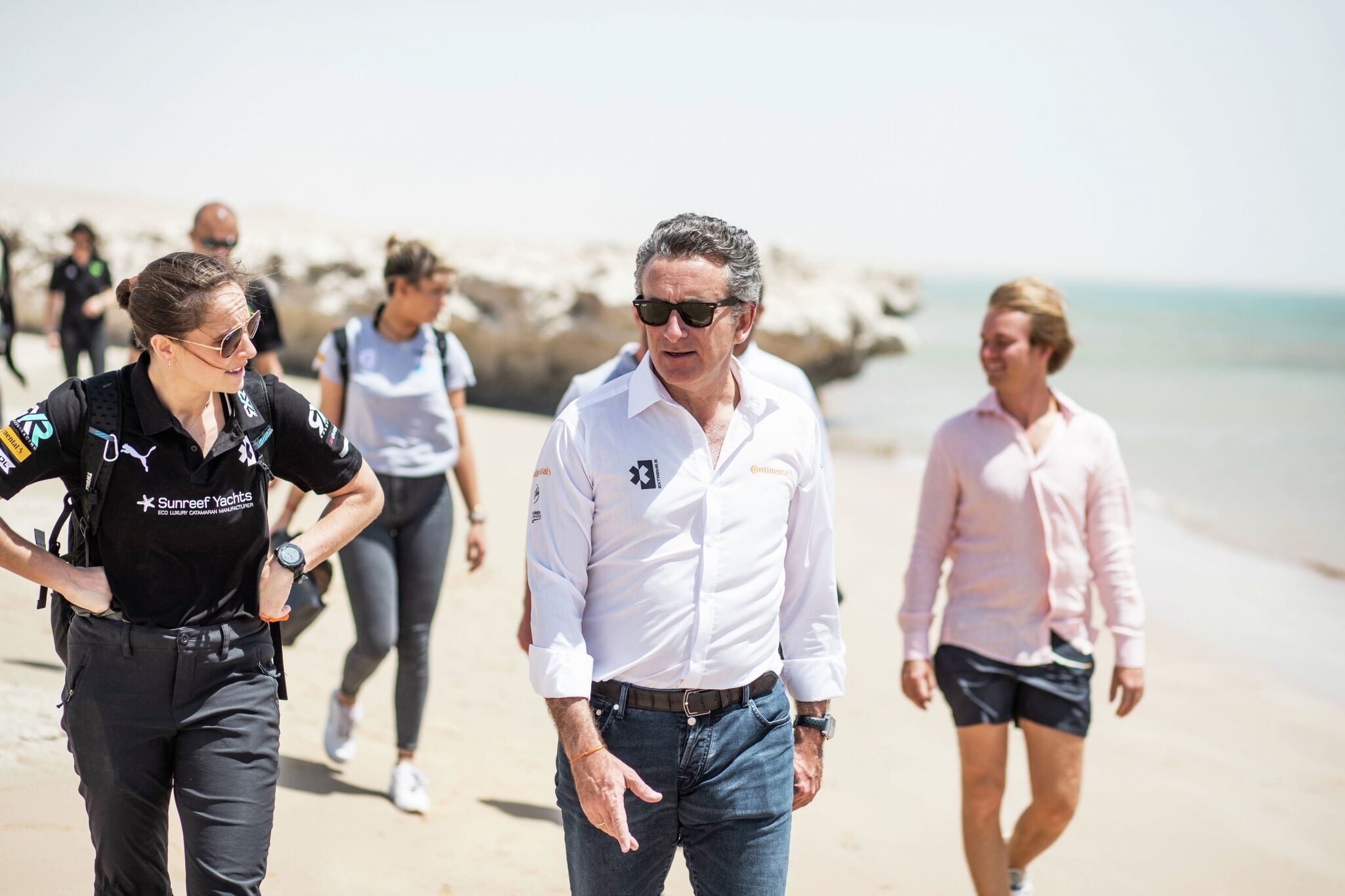Molly Taylor (AUS), Rosberg X Racing, with Alejandro Agag, CEO, Extreme E