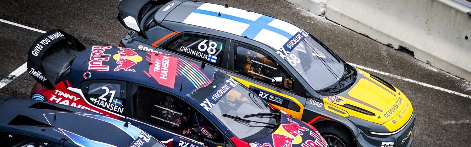 Timmy Hansen, Kevin Hansen, Ole Christian Veiby and Niclas Groenholm
