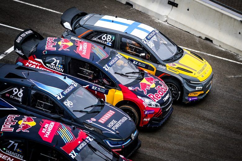 Timmy Hansen, Kevin Hansen, Ole Christian Veiby and Niclas Groenholm