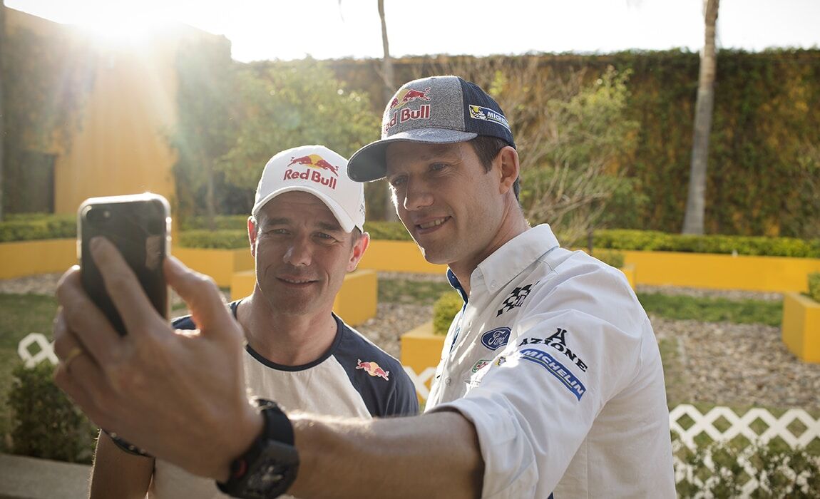 Sebastien Loeb and Sebastien Ogier