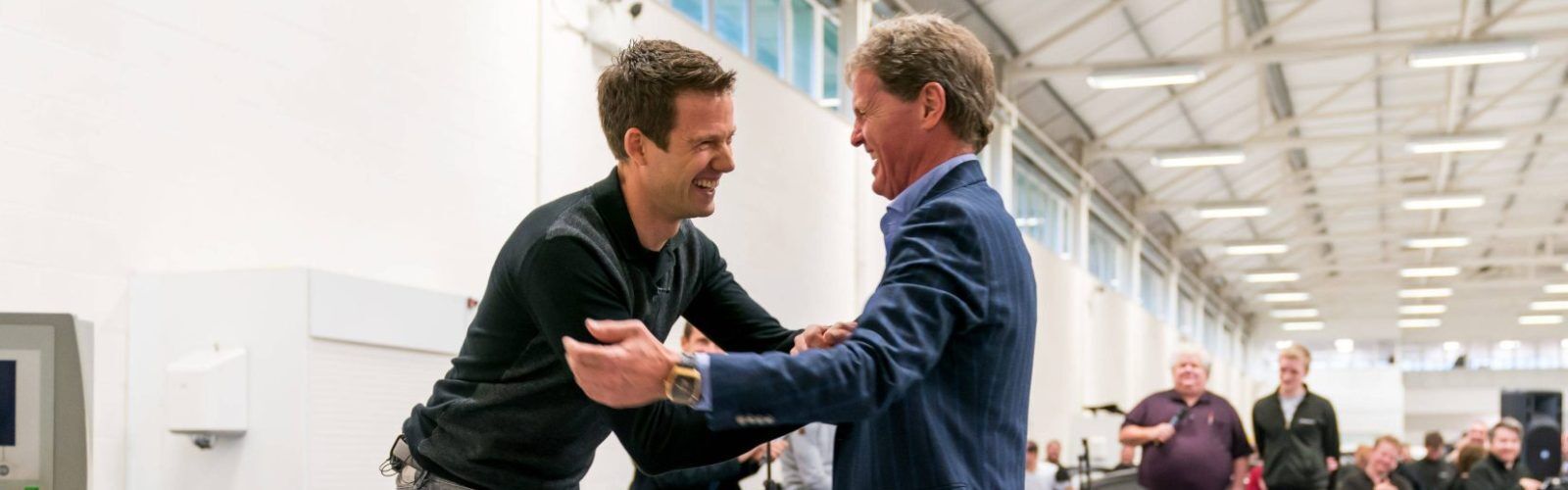 Sebastien Ogier and Malcolm Wilson