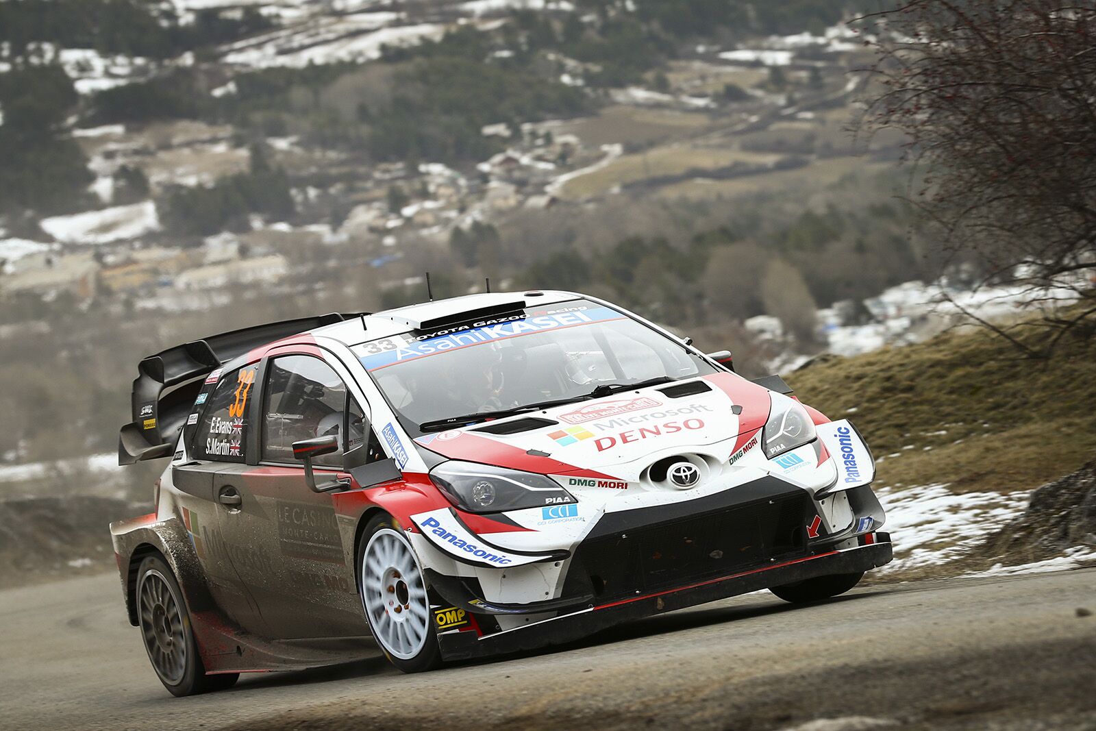 Elfyn Evans Toyota Monte Carlo Rally WRC 2020